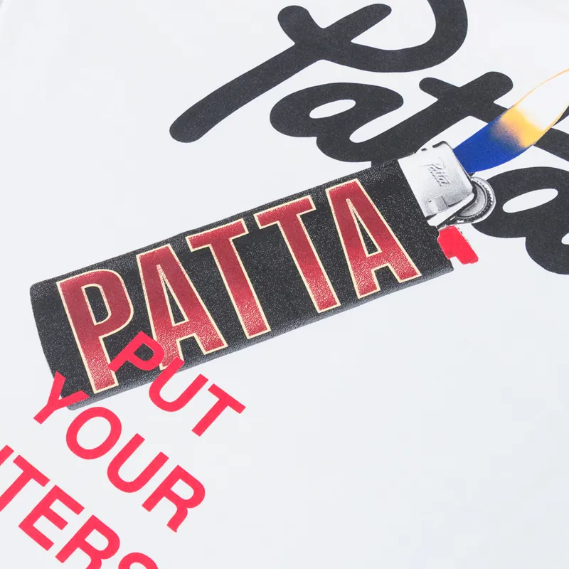 Patta Lighters T Shirt White-4
