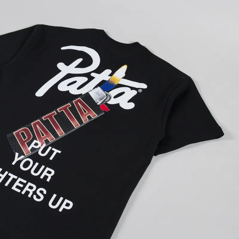 Patta Lighters T Shirt Black-2
