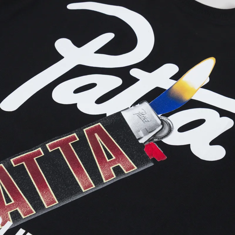 Patta Lighters T Shirt Black-4
