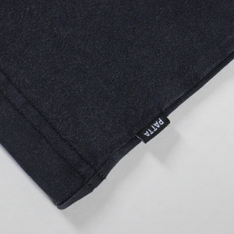 Patta Gilded Acid Washed T Shirt Black-3