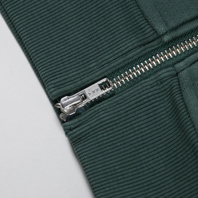 Patta Classic Zip Up Hooded Sweater Bistro Green-6