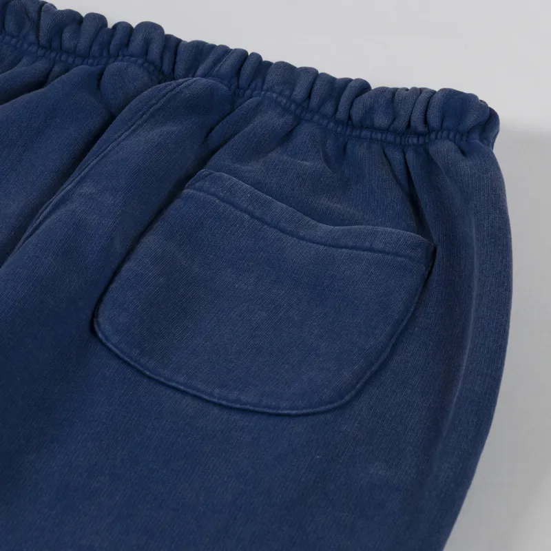 Patta Classic Acid Washed Straight Leg Jogging Pants Estate Blue-9