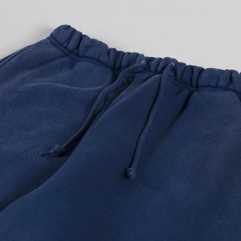 Patta Classic Acid Washed Straight Leg Jogging Pants Estate Blue-7