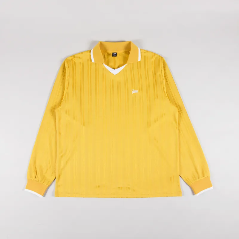 Patta Jacquard Striped Long Sleeve Jersey Golden Rod