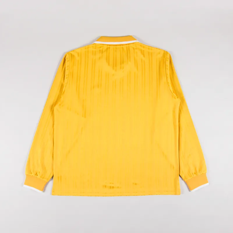 Patta Jacquard Striped Long Sleeve Jersey Golden Rod-1
