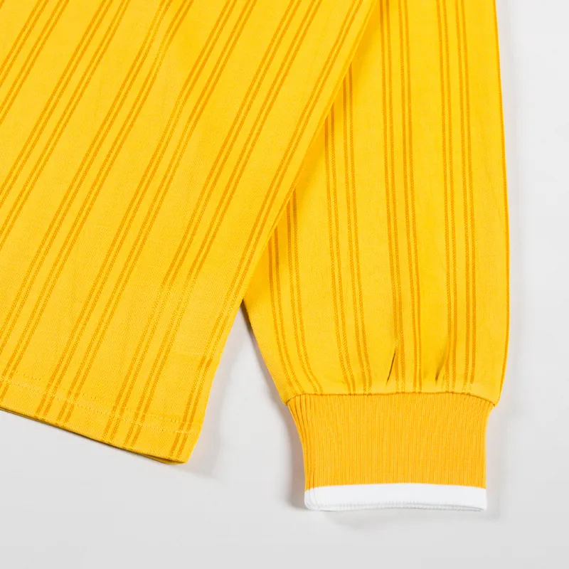 Patta Jacquard Striped Long Sleeve Jersey Golden Rod-6