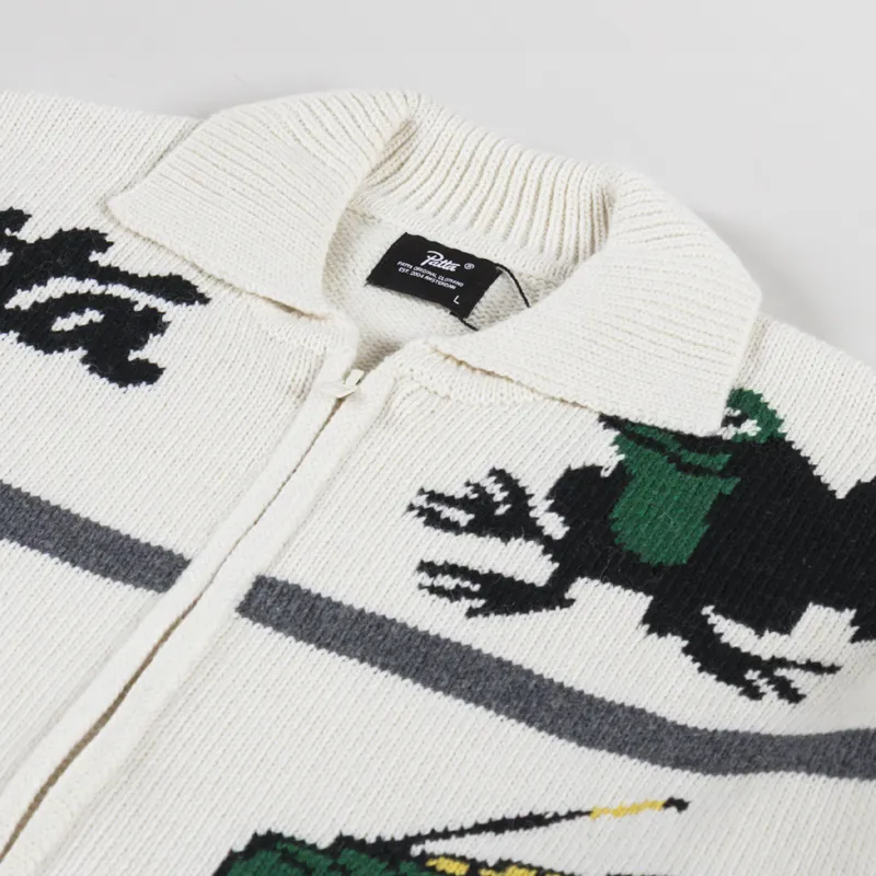 Patta Perfect Day Knitted Cardigan Peyote-4