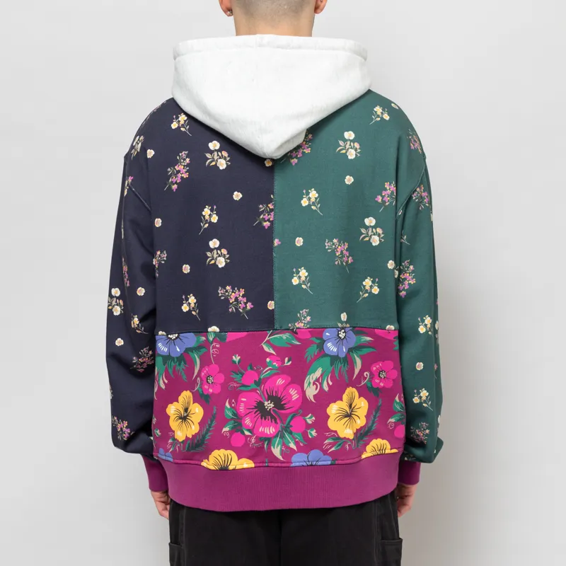 Patta Floral Patchwork Hooded Sweater Multi-3