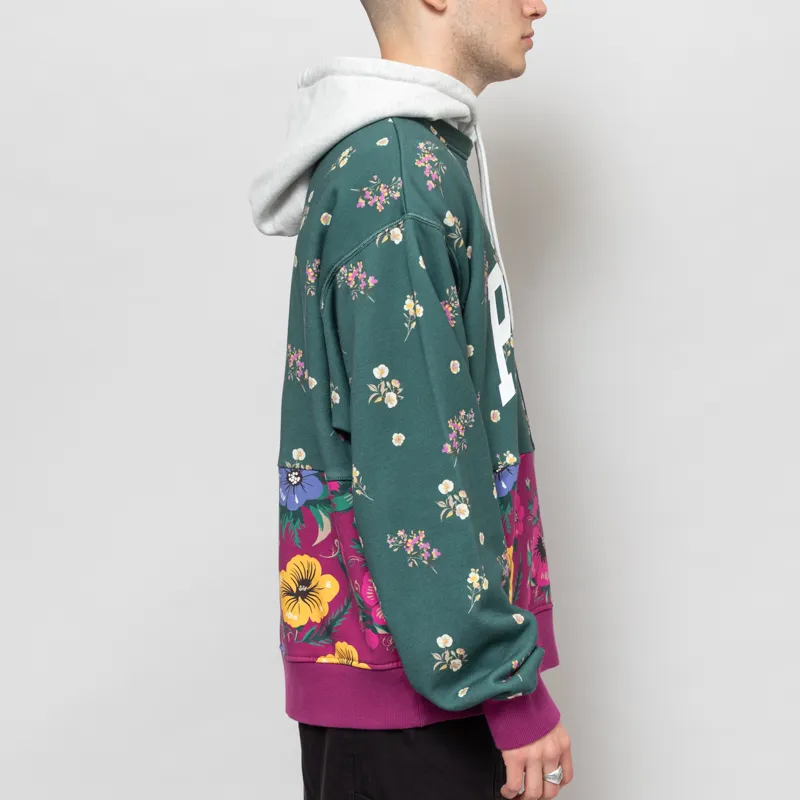 Patta Floral Patchwork Hooded Sweater Multi-4