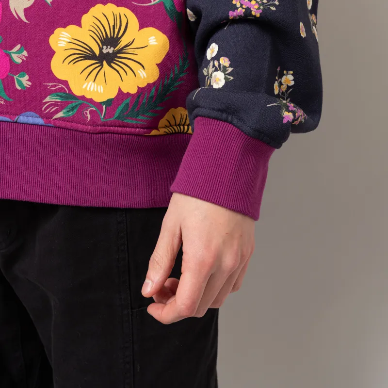 Patta Floral Patchwork Hooded Sweater Multi-7