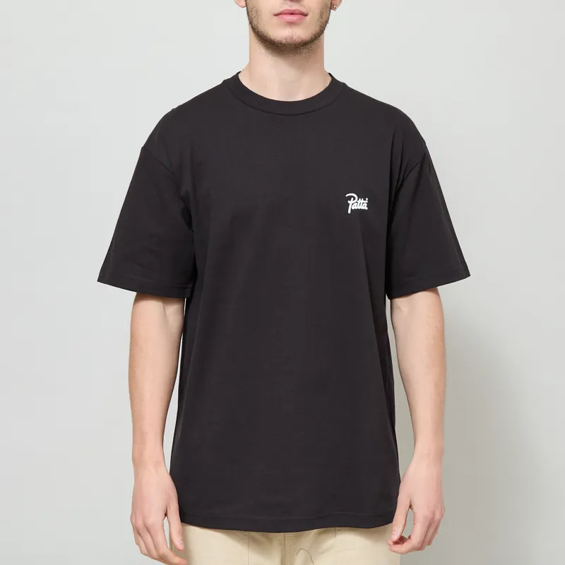 Patta Protect Yourself T Shirt Black-2