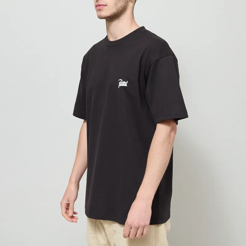 Patta Protect Yourself T Shirt Black-1