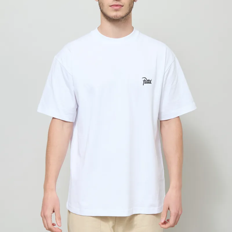 Patta Protect Yourself T Shirt White-2