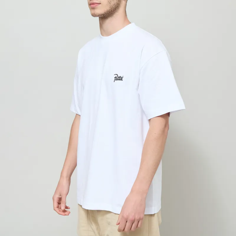 Patta Protect Yourself T Shirt White-1