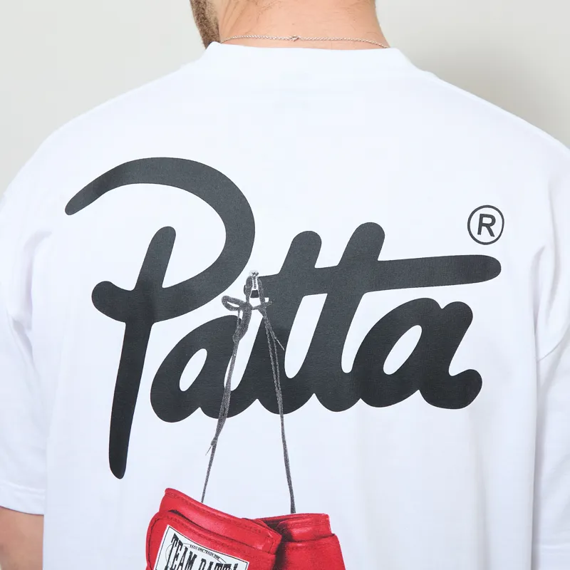Patta Protect Yourself T Shirt White-5