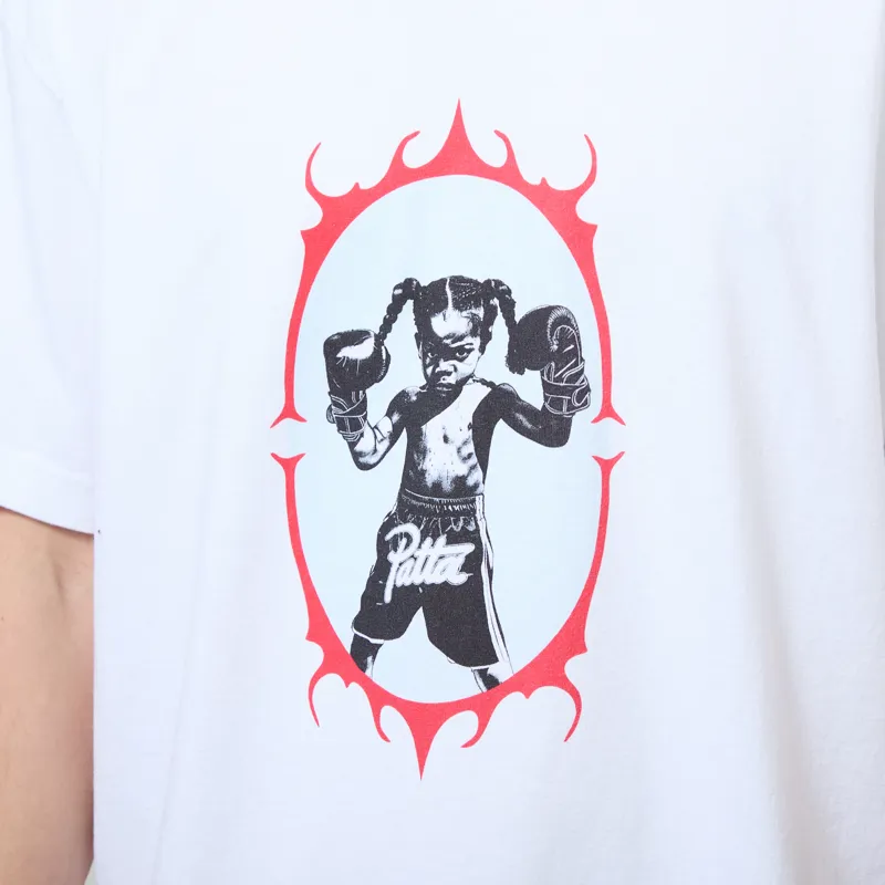 Patta Boxing T Shirt White-5