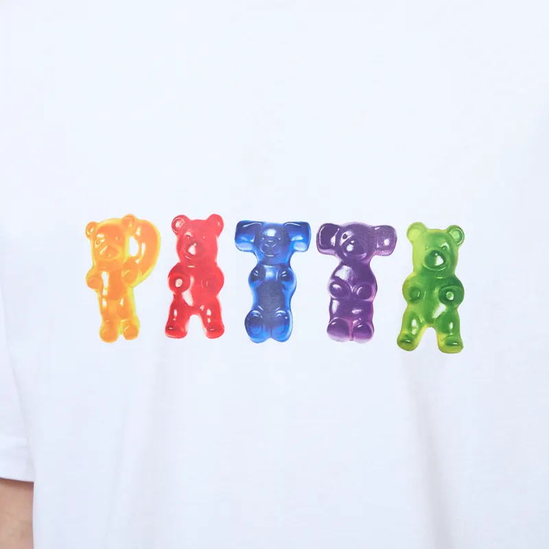 Patta Gummi T Shirt White-4