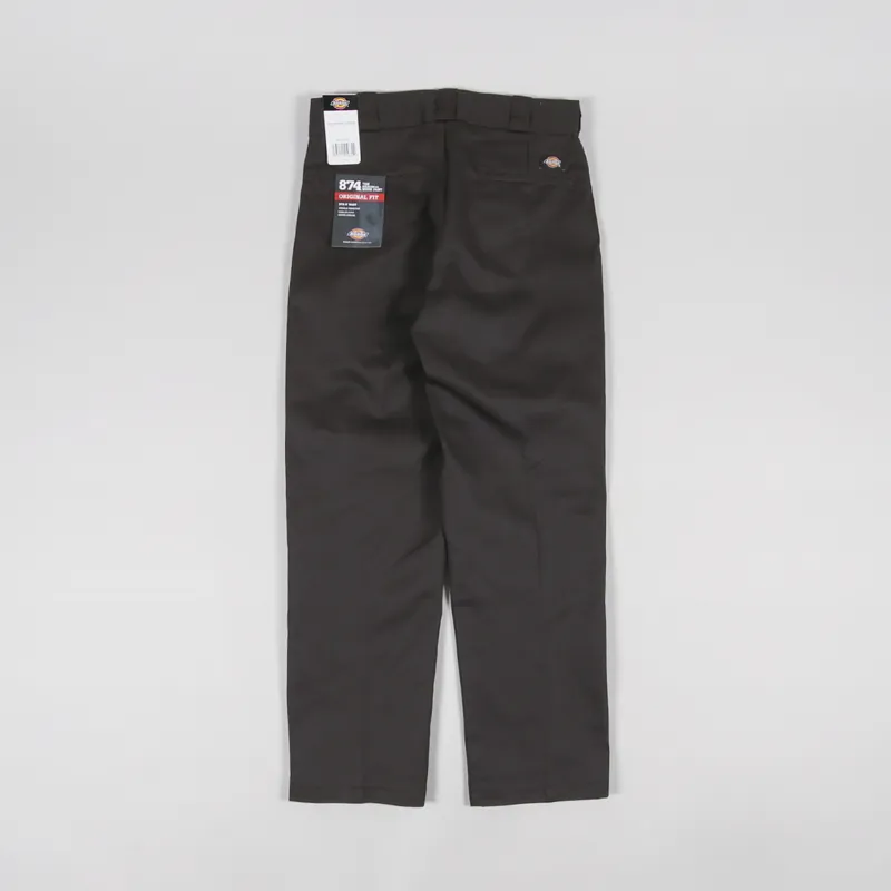 Dickies Life Mens Original 874 Work Pants Recycled Dark Brown