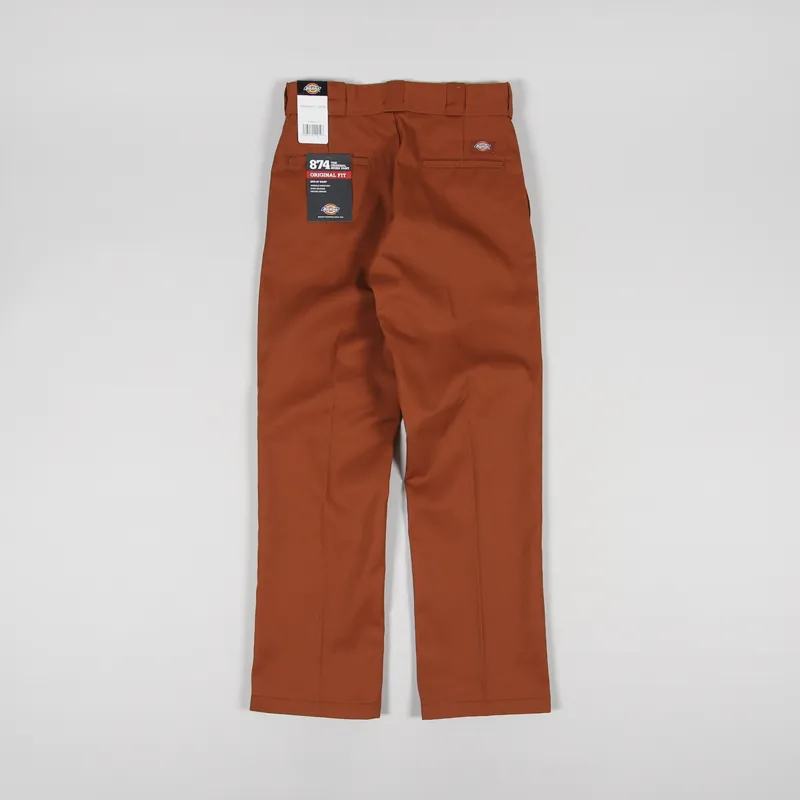 Dickies Mens Original 874 Work Pants Recycled Gingerbread Brown