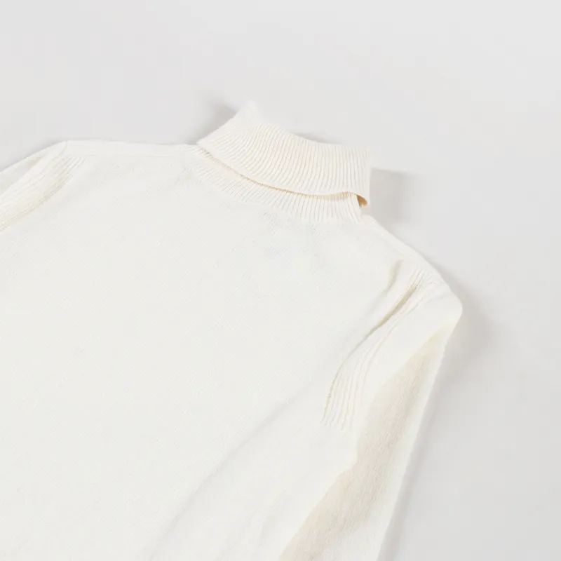 Anerkjendt Womens Aknico Solid Roll Neck Jumper Tofu-6