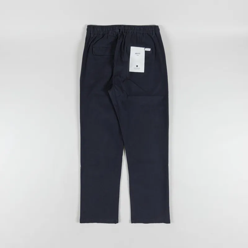 Anerkjendt Akjan Cotton Pleat ELA Pants Sky Captain-1