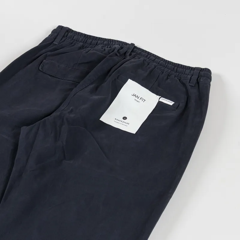 Anerkjendt Akjan Cotton Pleat ELA Pants Sky Captain-4