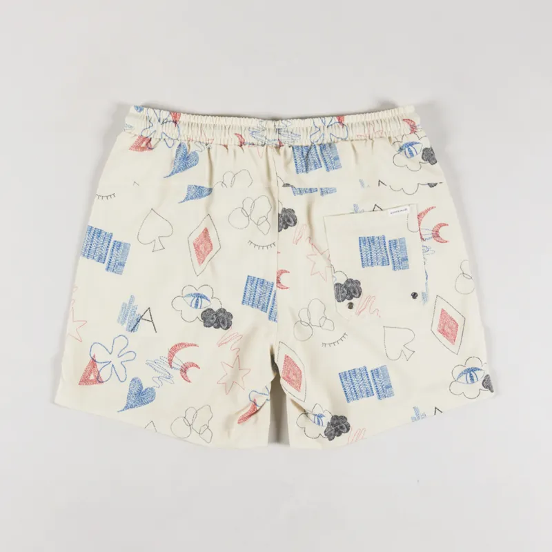 Anerkjdent Akshark AOP Swimshorts Brown Rice-1