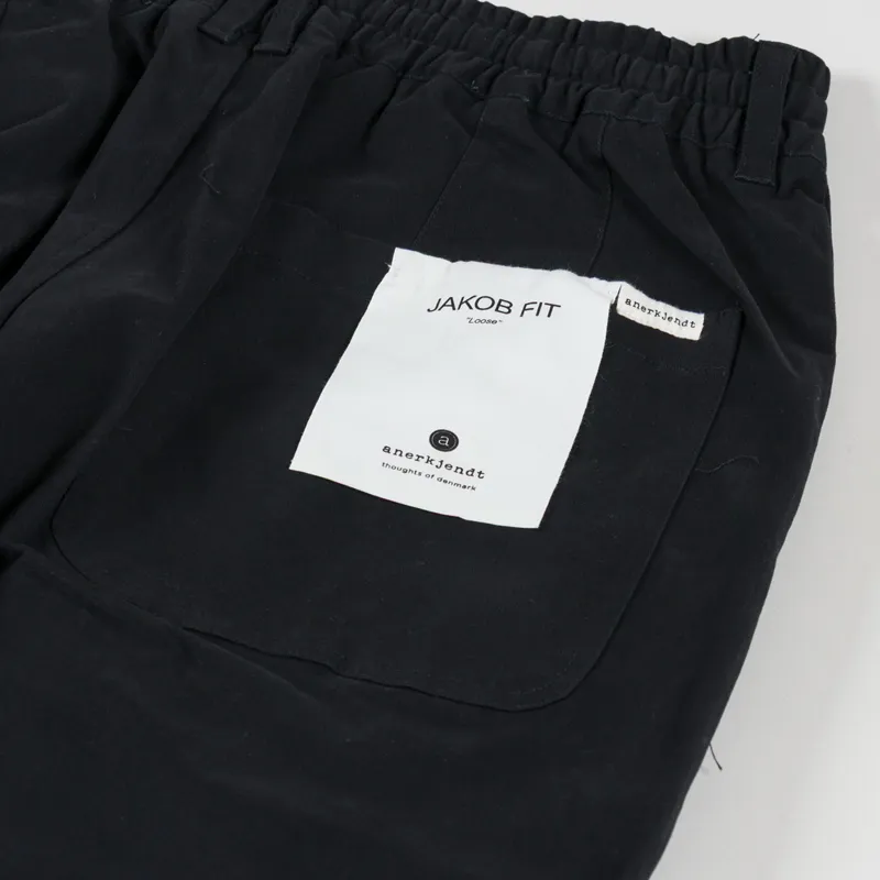 Anerkjendt Akjakob Fatique Cotton Pants Caviar-8