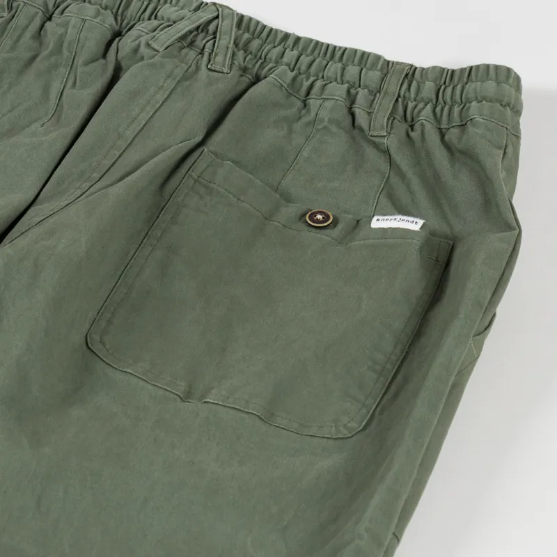 Anerkjendt Akjakob Fatique Cotton Pants Olivine-8