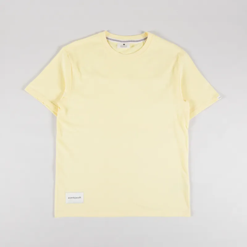 Anerkjendt Akkikki T Shirt Noos Gots Pale Banana