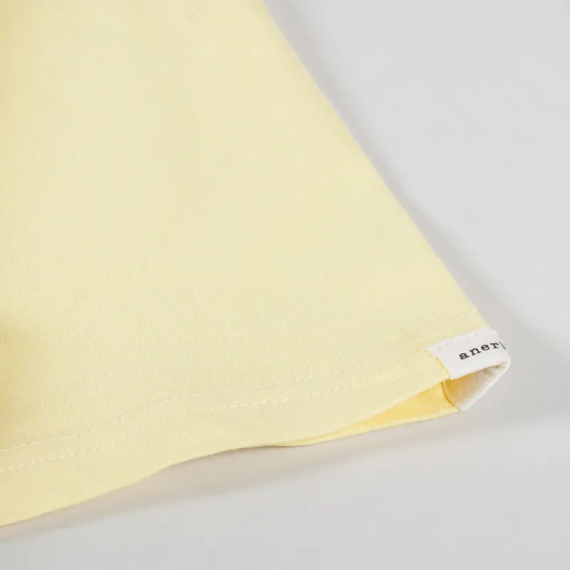 Anerkjendt Akkikki T Shirt Noos Gots Pale Banana-3