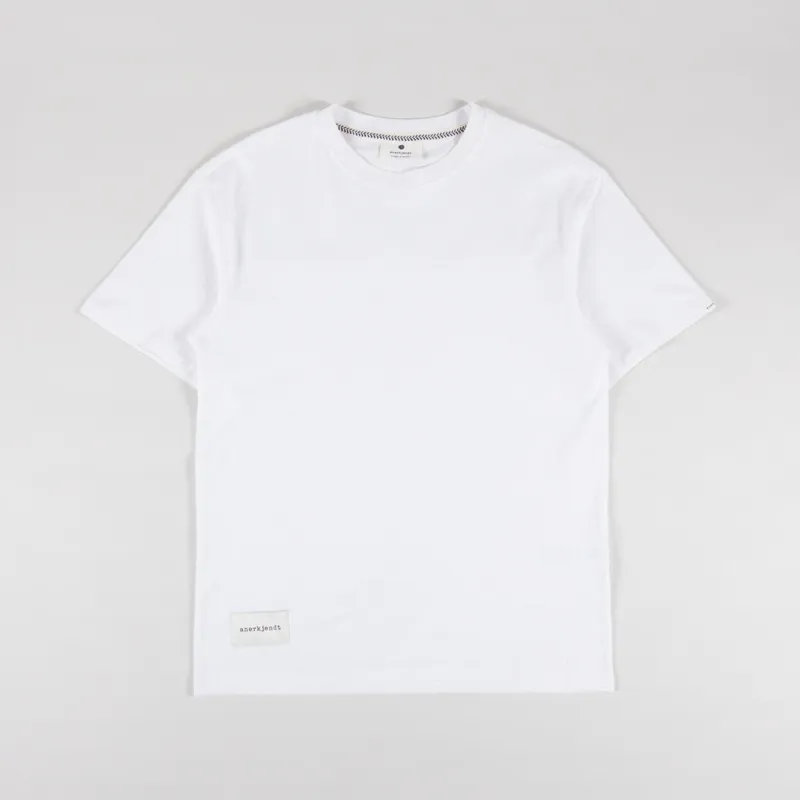 Anerkjendt Akkikki T Shirt Noos Gots Bright White