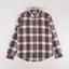 Anerkjendt Akleif Flannel Check Shirt Chocolate Brown