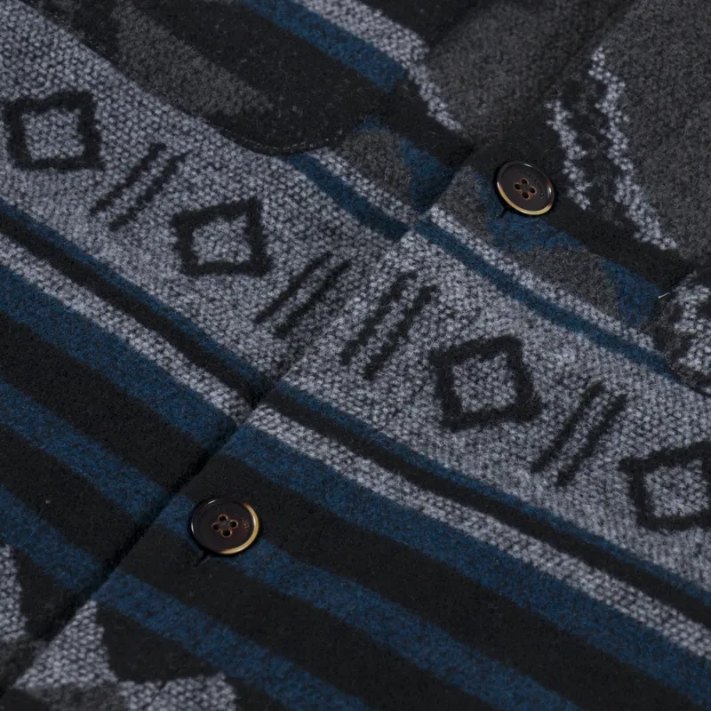 Anerkjendt Akoscar Check Overshirt Dark Grey Marl-6