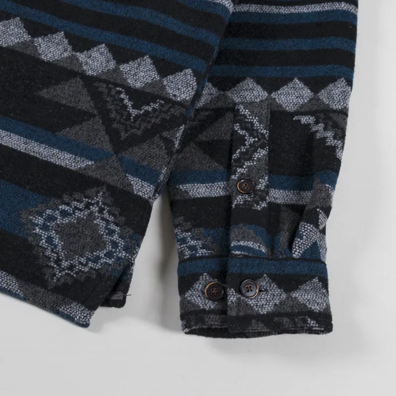 Anerkjendt Akoscar Check Overshirt Dark Grey Marl-9