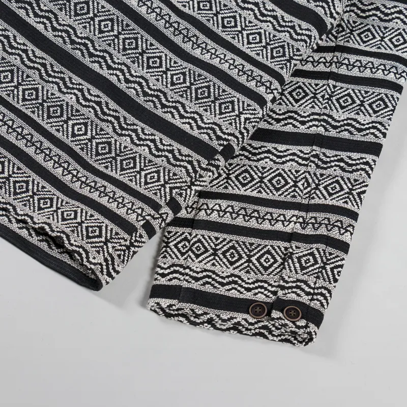 Anerkjendt Womens Akjesper Kimono Overshirt Caviar-12