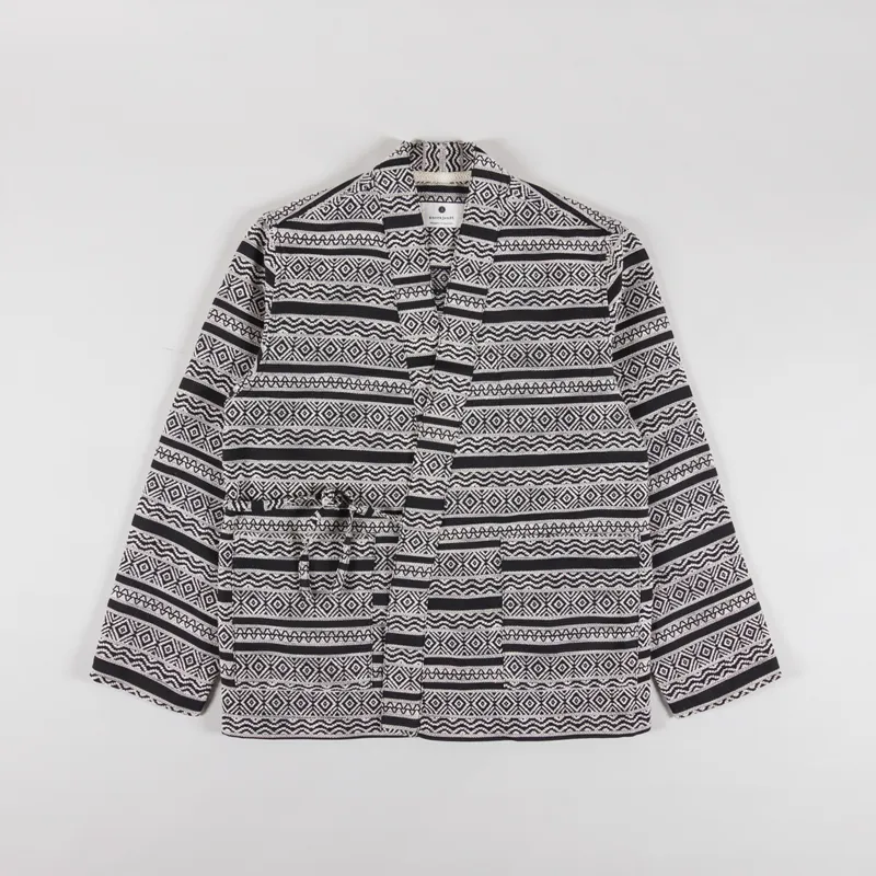 Anerkjendt Womens Akjesper Kimono Overshirt Caviar-4