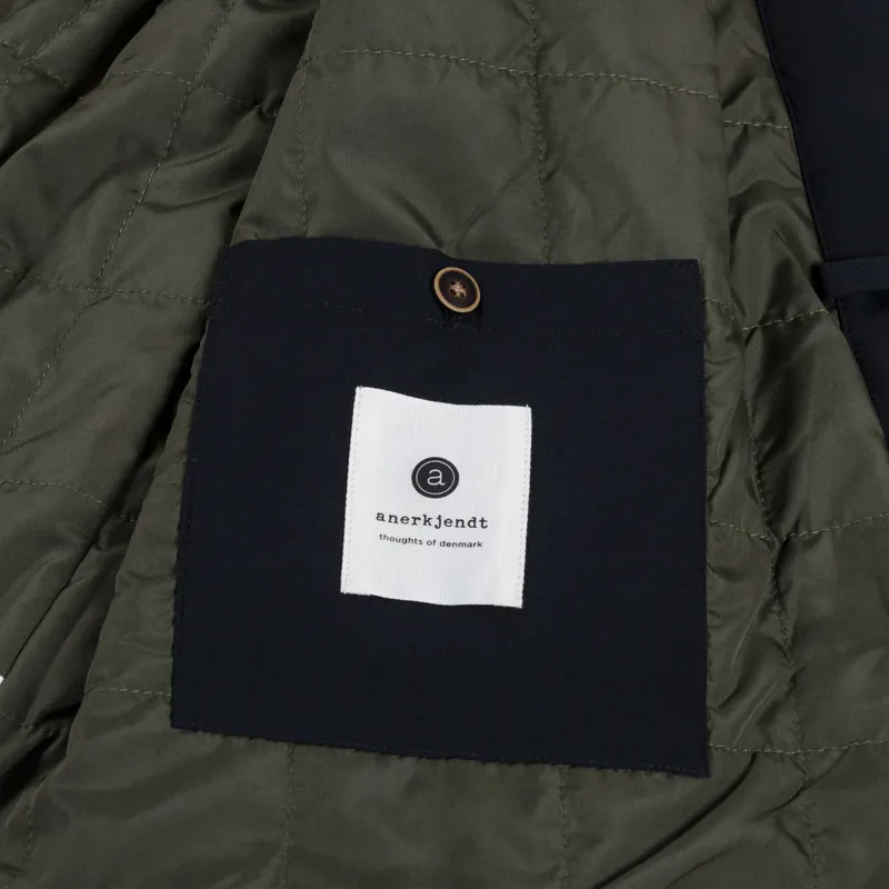 Anerkjendt Womens Akjesper Quilt Kimono Overshirt Cavair-11