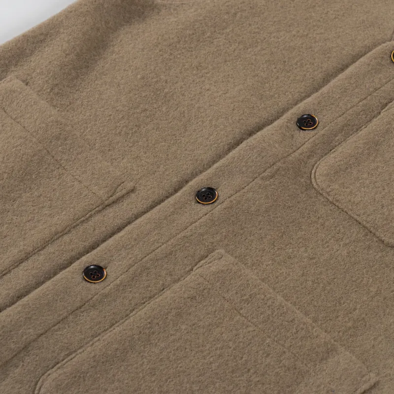 Anerkjendt Womens Akrasmus Boiled Wool Gilet Incense-10