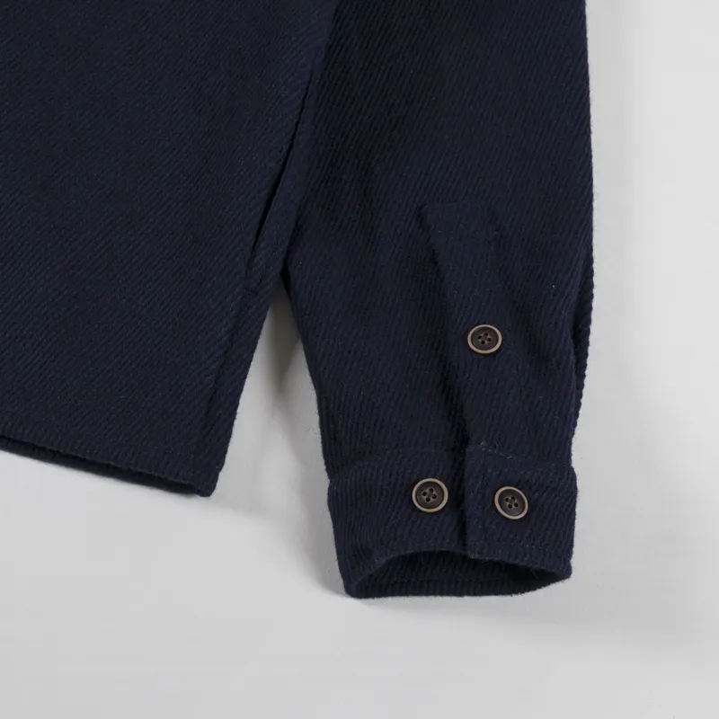 Anerkjendt Akhanky Heavy Twill Overshirt Sky Captain-9