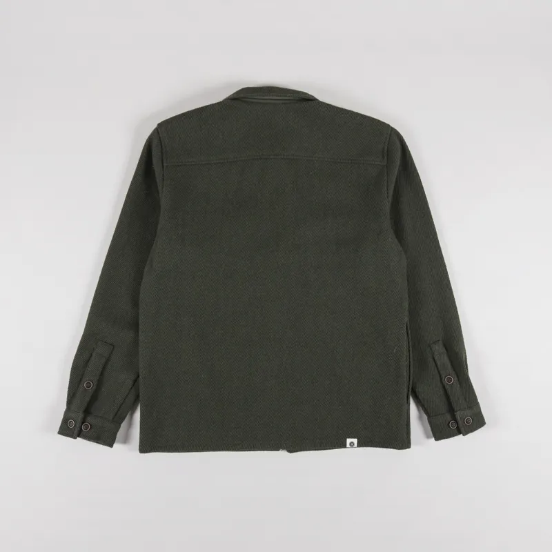 Anerkjendt Akhanky Heavy Twill Overshirt Forest Night-1