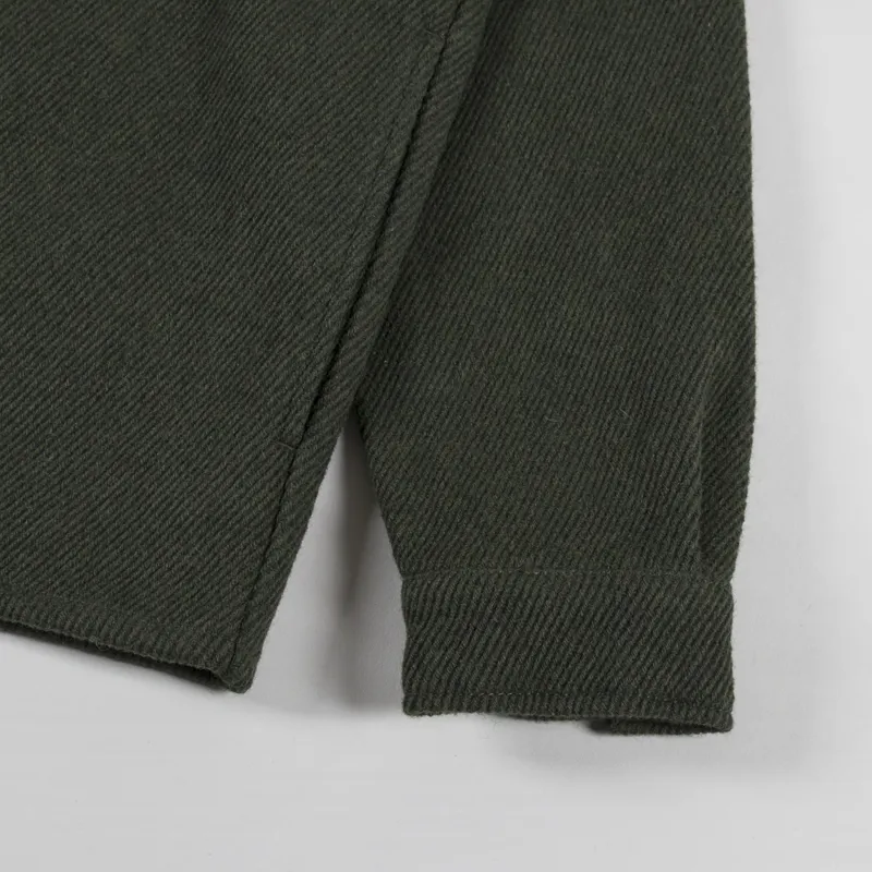 Anerkjendt Akhanky Heavy Twill Overshirt Forest Night-7
