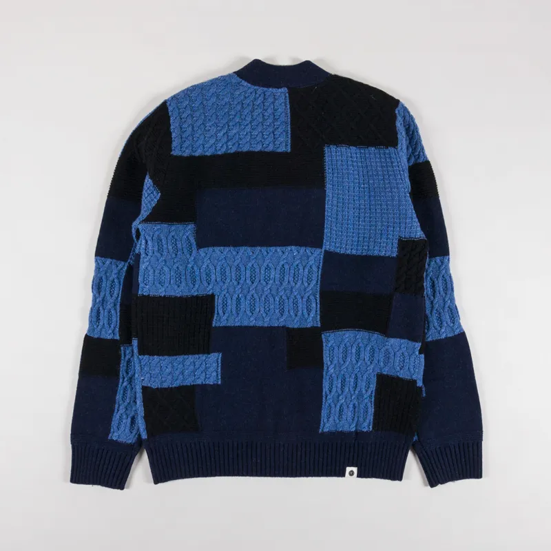 トップス Porter Classic PATCHWORK KNIT CARDIGAN トップス Porter Classic PATCHWORK KNIT CARDIGAN トップス