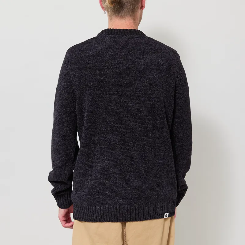 Anerkjendt Aksune Chenille Knit Caviar-2