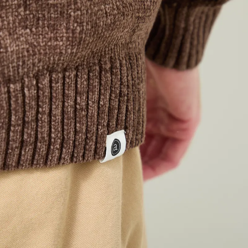 Anerkjendt Aksune Chenille Knit Chocolate Brown-7