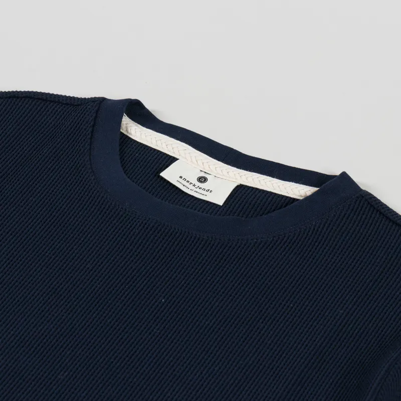 Anerkjendt Akkikki Waffle T Shirt Sky Captain-2