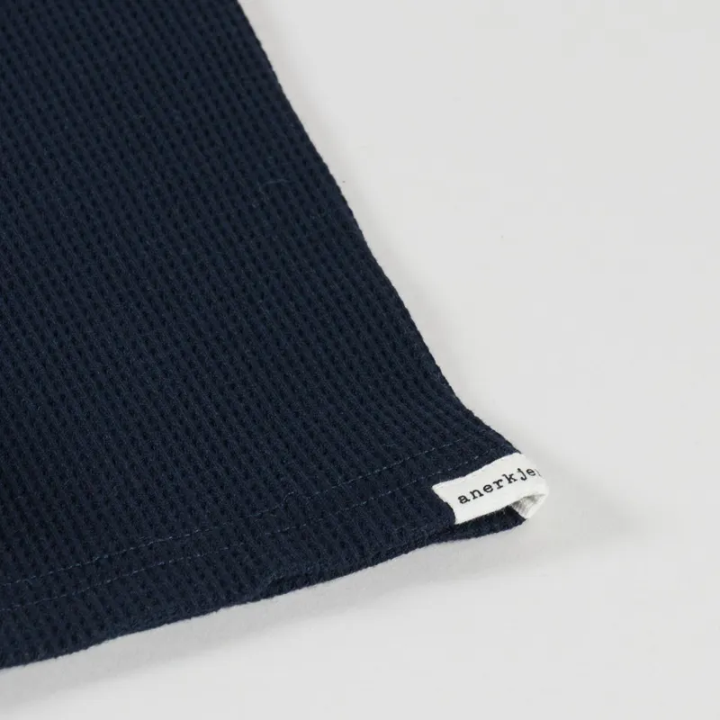 Anerkjendt Akkikki Waffle T Shirt Sky Captain-3