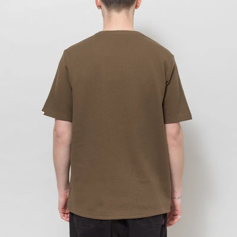 Anerkjendt Akkikki Waffle T Shirt Teak-1