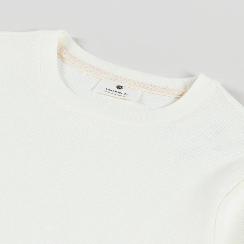 Anerkjendt Akkikki Waffle T Shirt Tofu-2