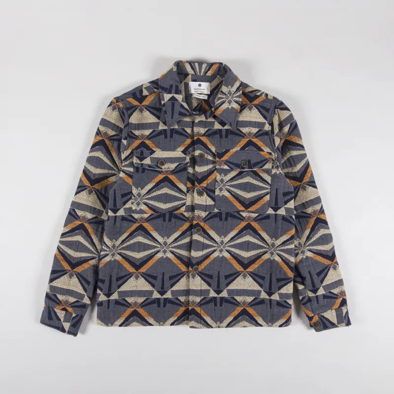 Anerkjendt Akoscar Pattern Overshirt Wood Thrush